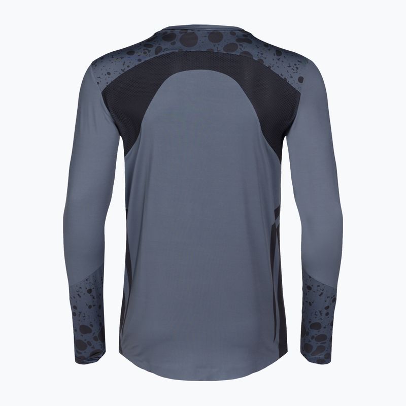 Tricou de ciclism pentru bărbați Oakley Maven Rc LS gri-negru FOA404403 9