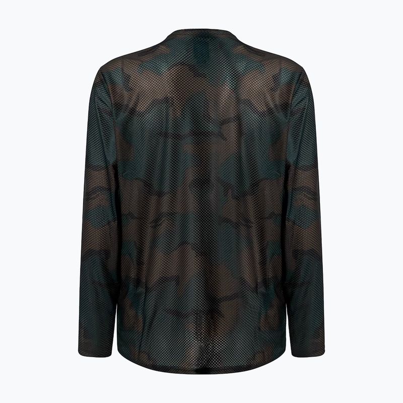 Tricou de ciclism pentru bărbați Oakley Ride Free LS gri-verde FOA404505 9