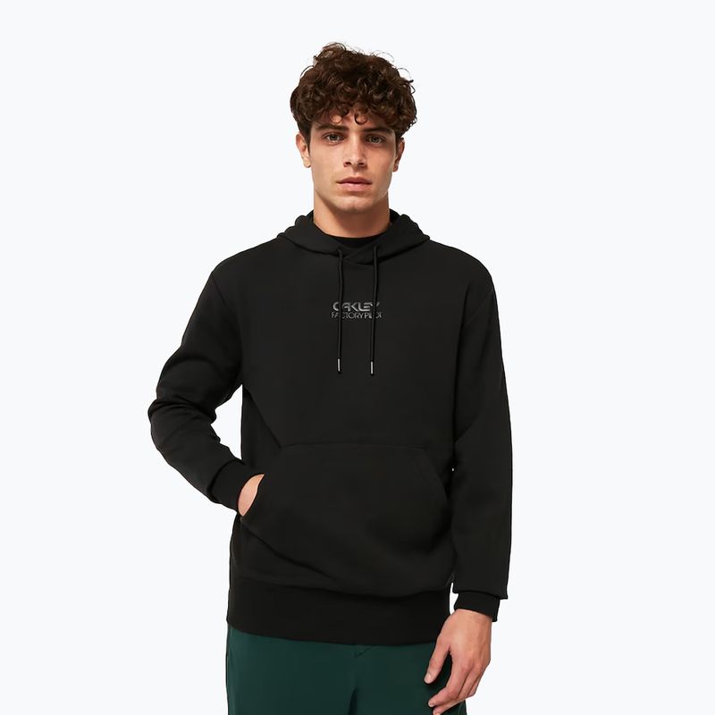 Bărbați Oakley Factory Pilot Rc Hoodie negru FOA404506 tricou cu glugă pentru ciclism