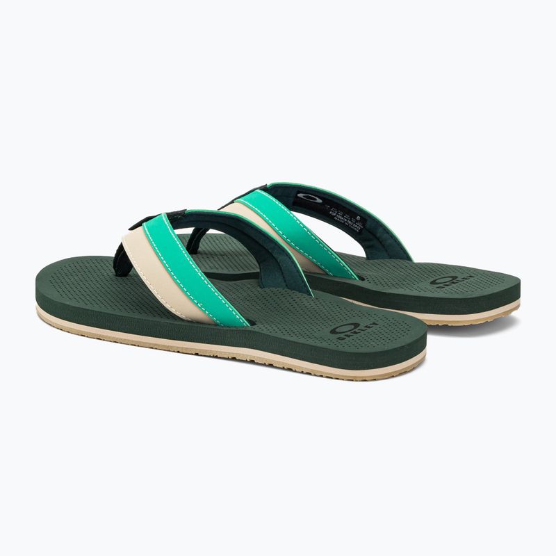 Papuci de baie Oakley Burke Flip Flop verde pentru bărbați FOF1004197BC flip flop-uri 3