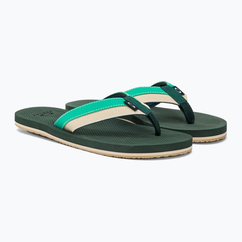 Papuci de baie Oakley Burke Flip Flop verde pentru bărbați FOF1004197BC flip flop-uri 4