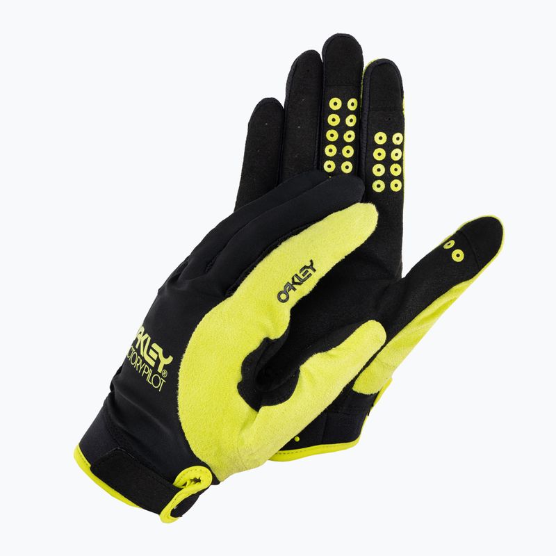 Mănuși de bicicletă Oakley Switchback Mtb negru-galbene FOS900879