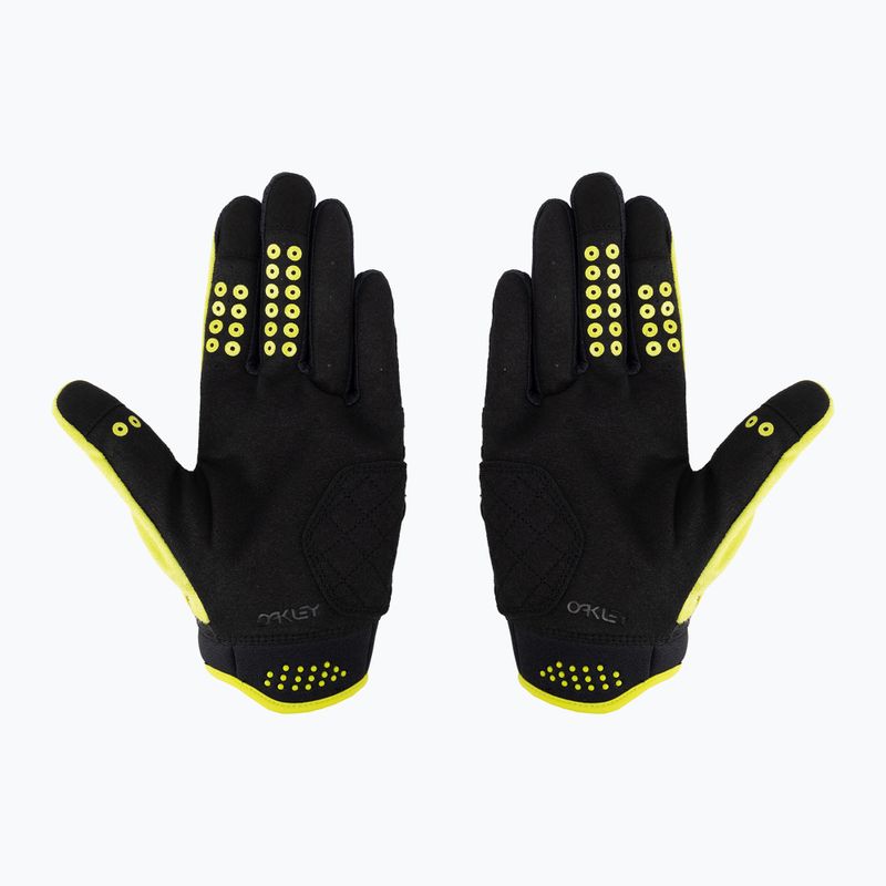 Mănuși de bicicletă Oakley Switchback Mtb negru-galbene FOS900879 2