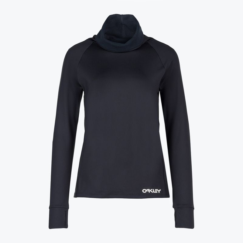 Tricou de snowboard Oakley TC Aurora Midlayer blackout blackout pentru femei