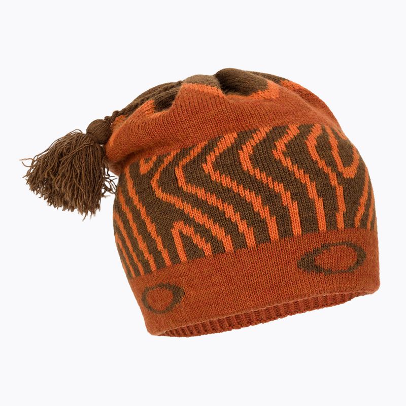 Șapcă de iarnă Oakley TC Nordic Tassle portocaliu norvegian cu model de iarnă
