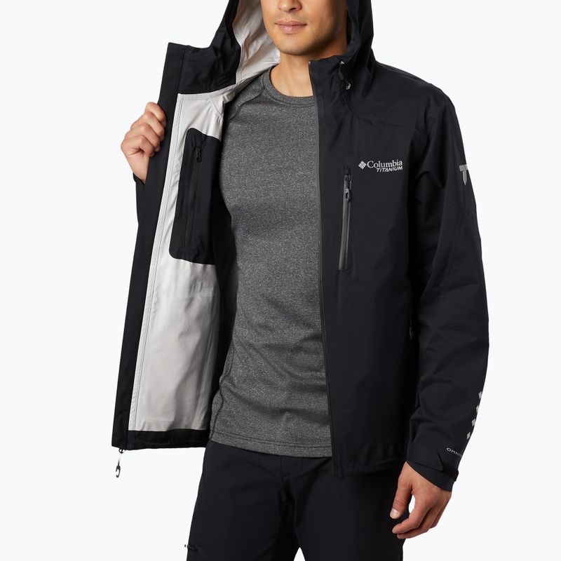 Jachetă softshell pentru bărbați Columbia Titan Pass 2.5L Shell 010 negru 1888941 4