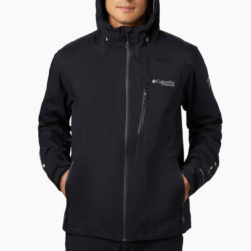Jachetă softshell pentru bărbați Columbia Titan Pass 2.5L Shell 010 negru 1888941 5