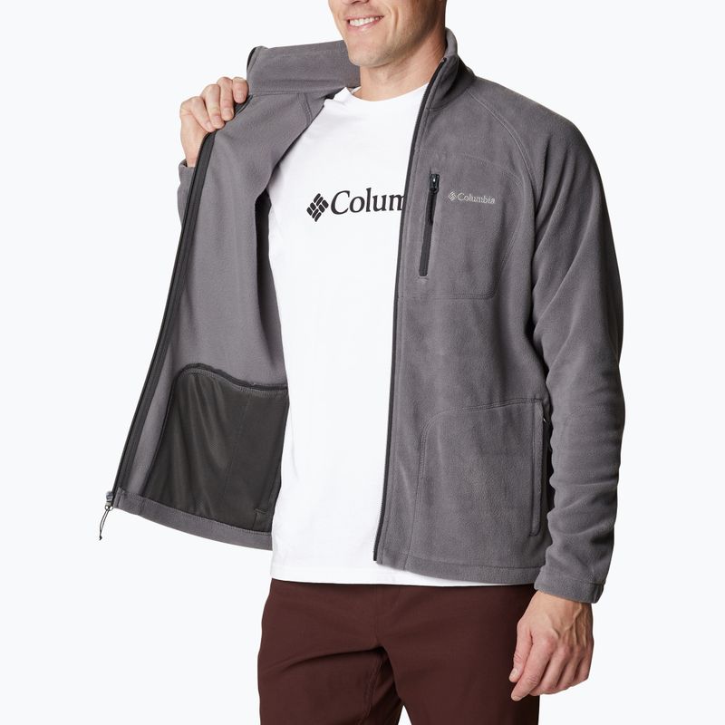 Columbia Fast Trek II tricou fleece gri pentru bărbați 1420421 5