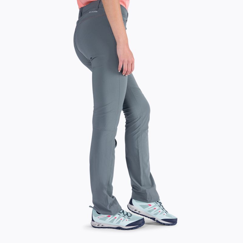 Columbia Peak to Point 23 gri 1727601 pantaloni softshell pentru femei, de culoare gri 1727601 4