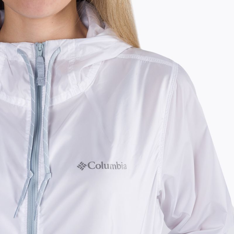 Columbia Flash Forward 101 jachetă de vânt pentru femei, alb și negru 1585911 6