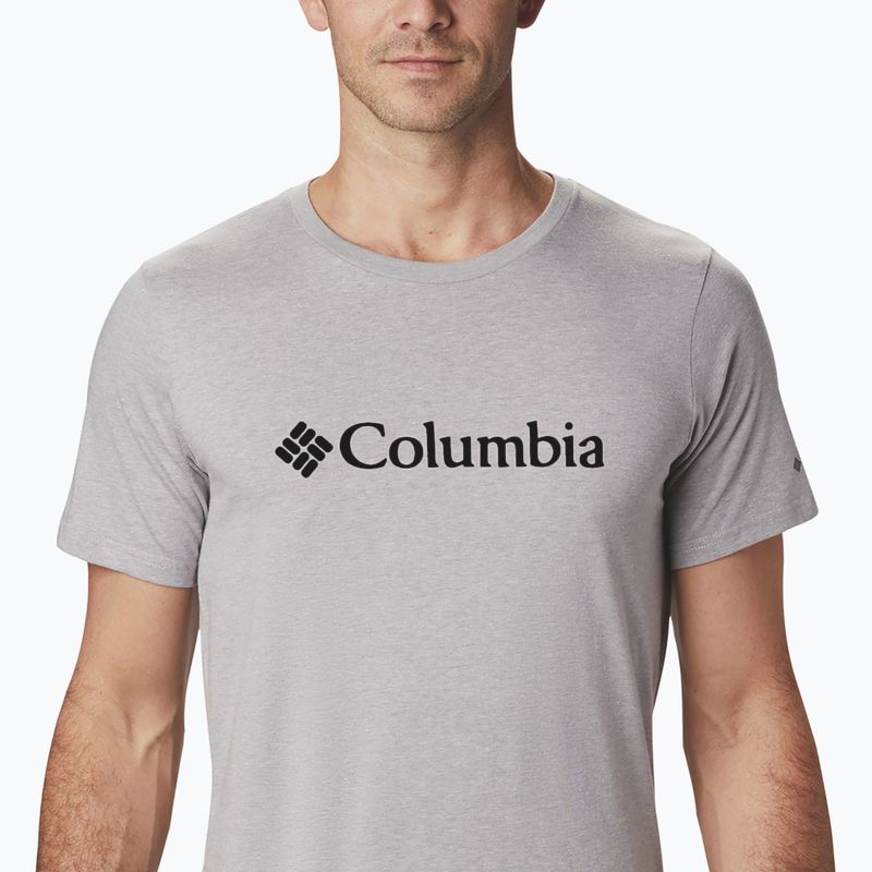 Tricou pentru bărbați Columbia CSC Basic Logo columbia grey heather 2