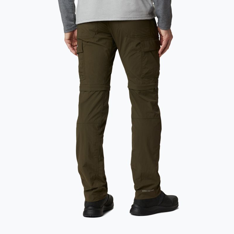 Pantaloni de bărbați Columbia Silver Ridge II converti 319 pantaloni cu picior detașabil de culoare verde 1794891 2