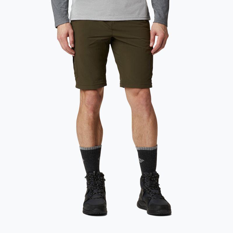 Pantaloni de bărbați Columbia Silver Ridge II converti 319 pantaloni cu picior detașabil de culoare verde 1794891 4