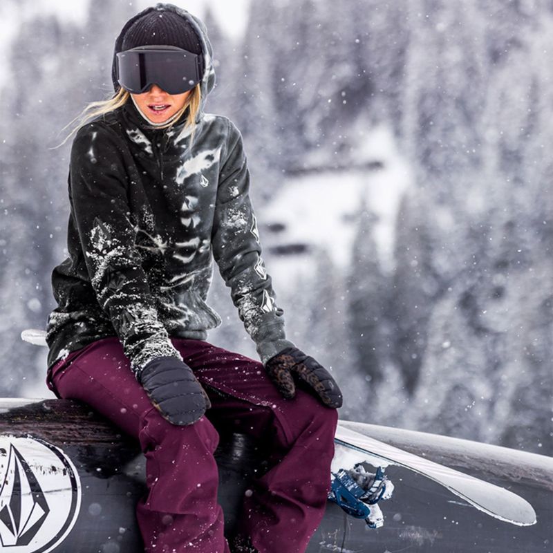 Volcom Costus HD bluză de snowboard pentru femei gri-negru H4152205-BKB 3