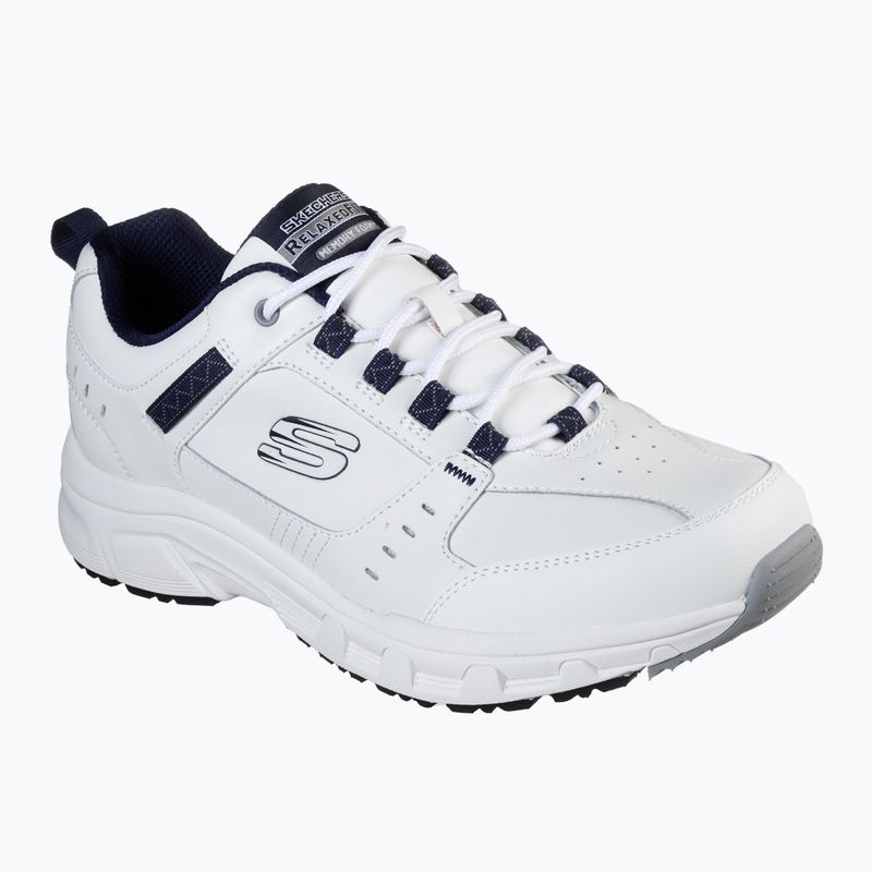 Încălțăminte pentru bărbați SKECHERS Oak Canyon Redwick white/navy 8