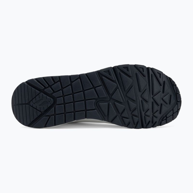 Încălțăminte pentru femei  SKECHERS Uno Stand On Air white durabuck/navy/red trim/mesh 4