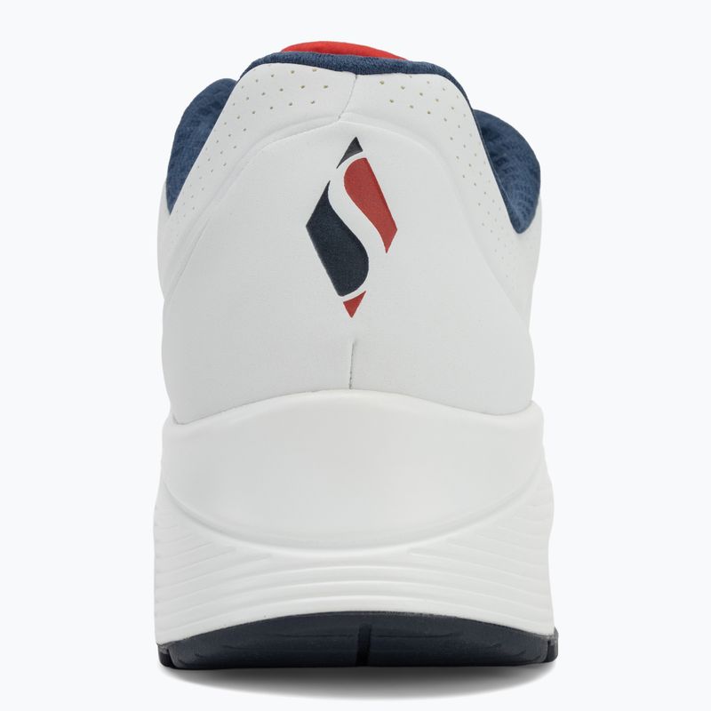 Încălțăminte pentru femei  SKECHERS Uno Stand On Air white durabuck/navy/red trim/mesh 6