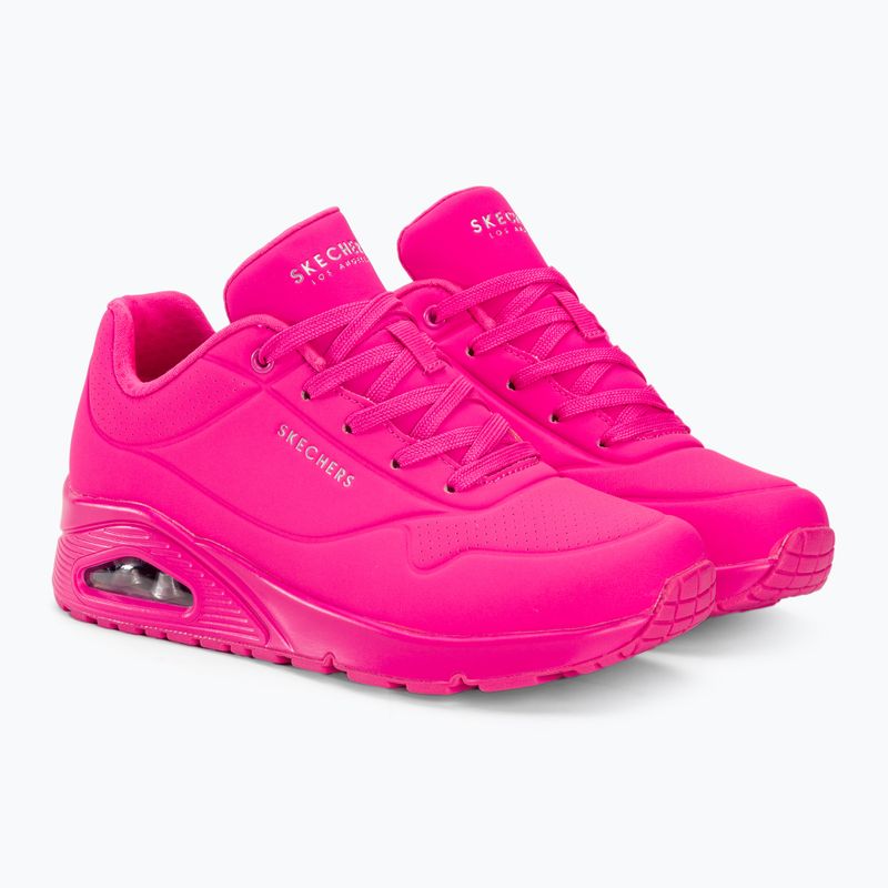Încălțăminte pentru femei SKECHERS Uno Night Shades hot pink 5