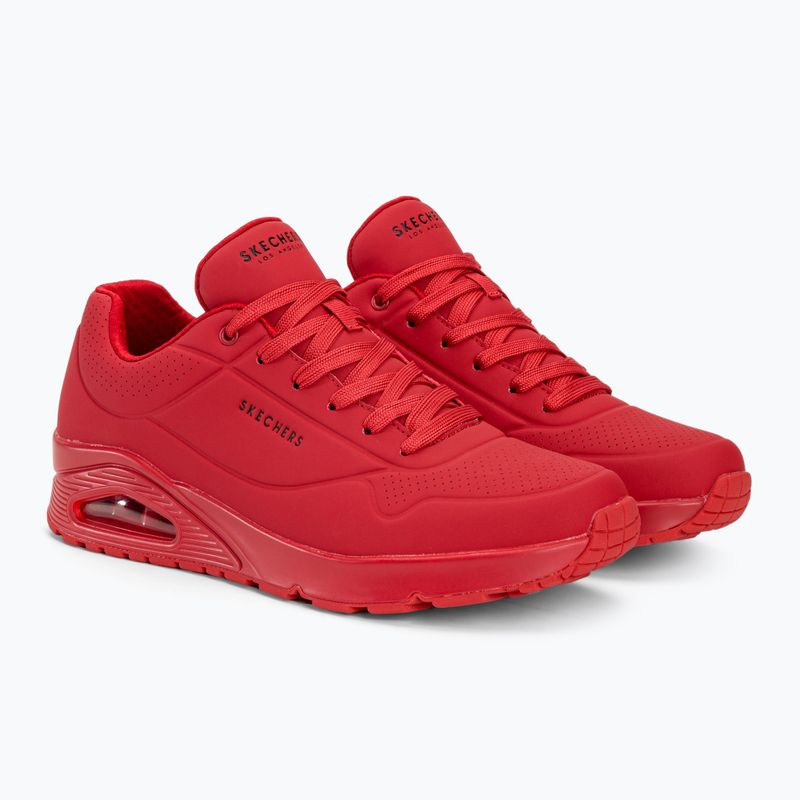 Încălțăminte pentru bărbați SKECHERS Uno Stand On Air red 5