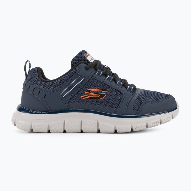 SKECHERS Track Knockhill pantofi de antrenament pentru bărbați navy/orange 2