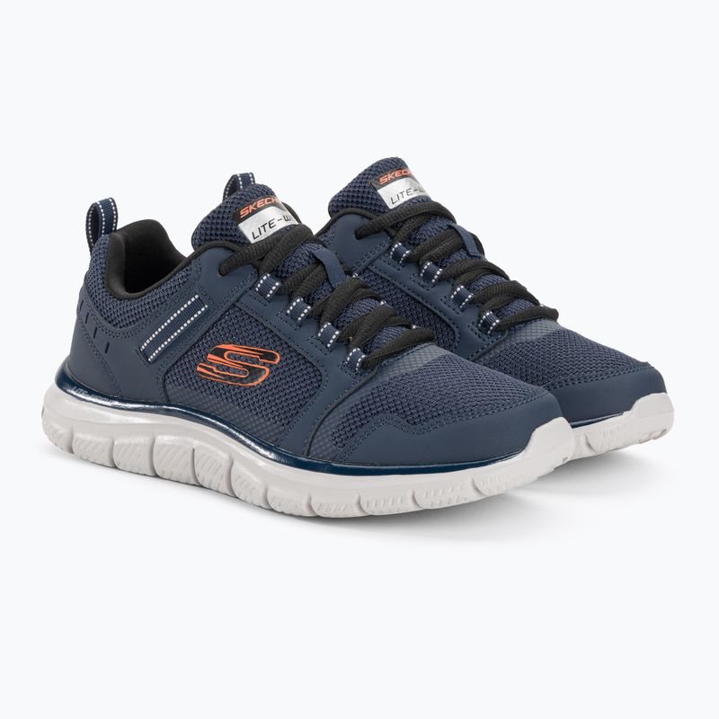 SKECHERS Track Knockhill pantofi de antrenament pentru bărbați navy/orange 5