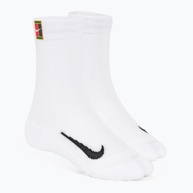 Șosete de tenis Nike Court Multiplier Cushioned Crew 2pairs white/white