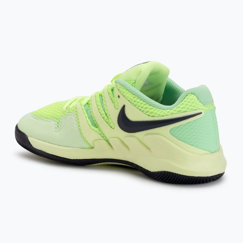 Încălțăminte de tenis pentru copii Nike Court Vapor X Jr ghost green/barely volt/blackened blue 3