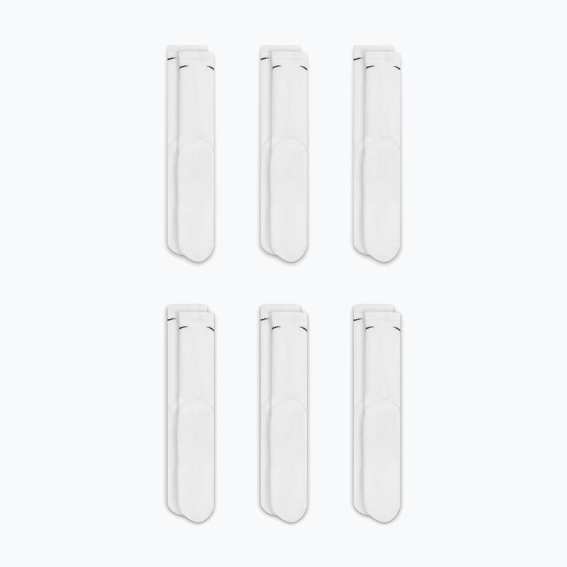 Șosete pentru bărbați Nike Everyday Plus Cushioned Crew 6 pairs white/black 4