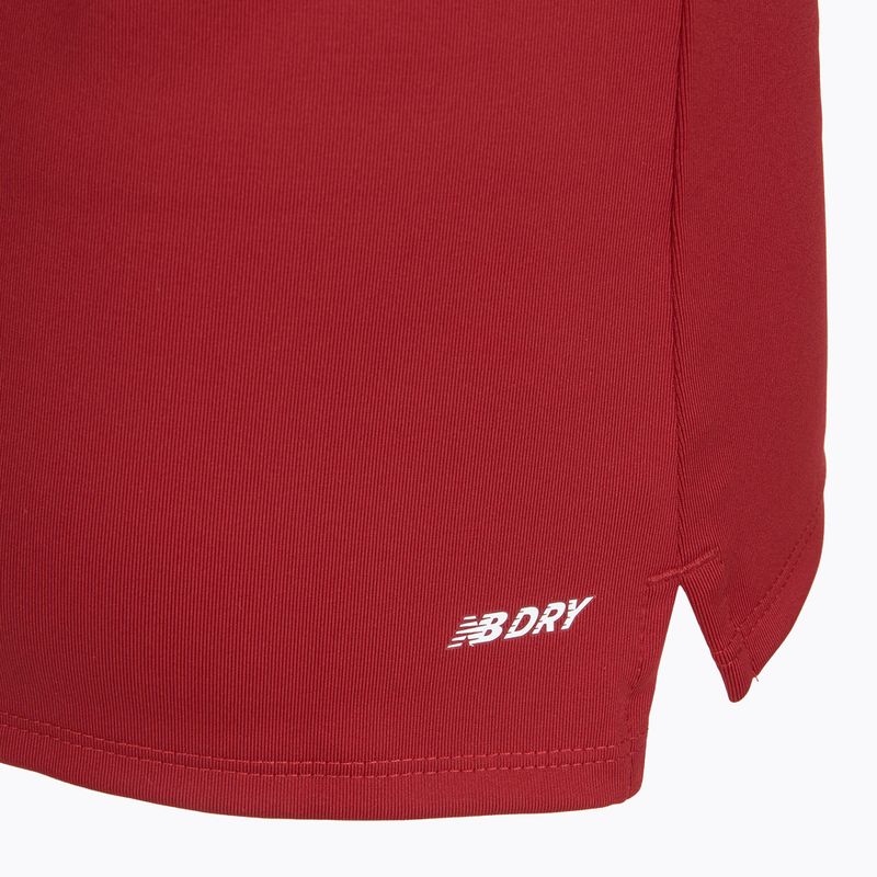 Pulover de fotbal pentru copii New Balance Training 1/4 Zip tricotat maroon NBEJT9035 5