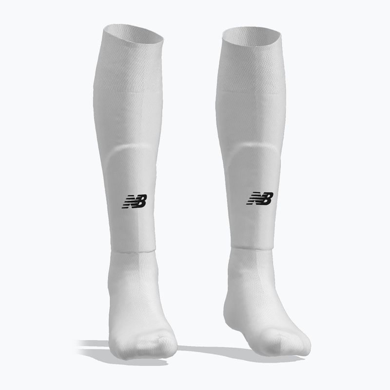 Șosete de fotbal pentru copii New Balance Match Junior albe NBEJA9029