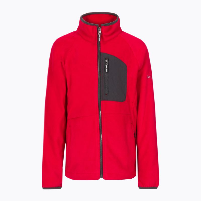 Columbia Fast Trek III puloverul pentru copii din fleece roșu 1887852