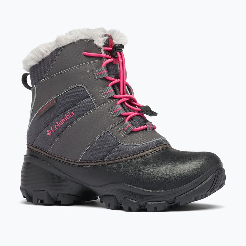 Columbia Rope Tow III WP cizme de zăpadă pentru copii Columbia Rope Tow III WP pentru copii gri închis / roz înalt 11