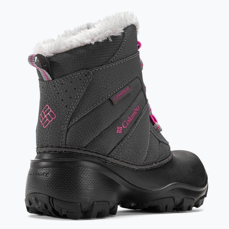 Columbia Rope Tow III WP cizme de zăpadă pentru copii Columbia Rope Tow III WP pentru copii gri închis / roz înalt 9