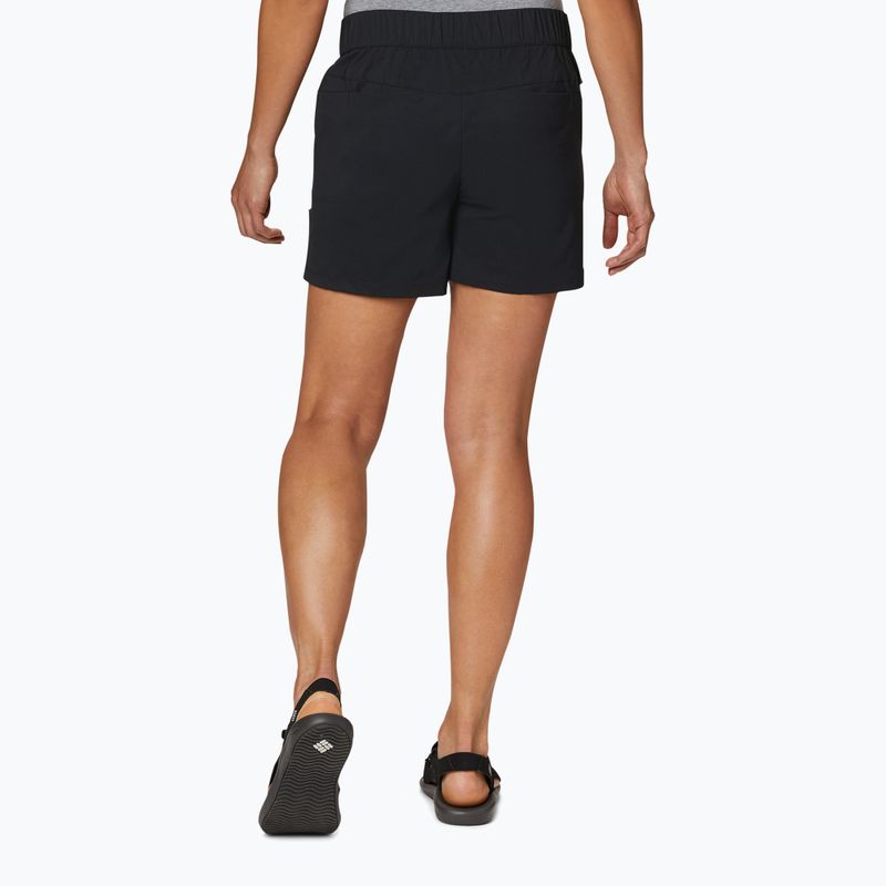 Pantaloni scurți de drumeții pentru femei Columbia Firwood Camp II negri 1885313010 2