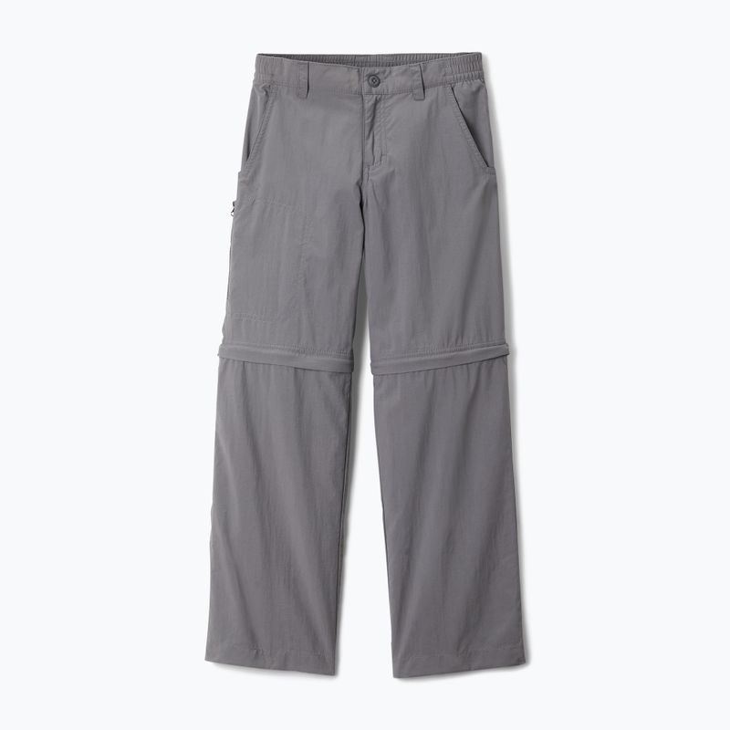 Pantaloni de drumeție pentru băieți Columbia Silver Ridge IV 024 gri 1887362 pentru băieți