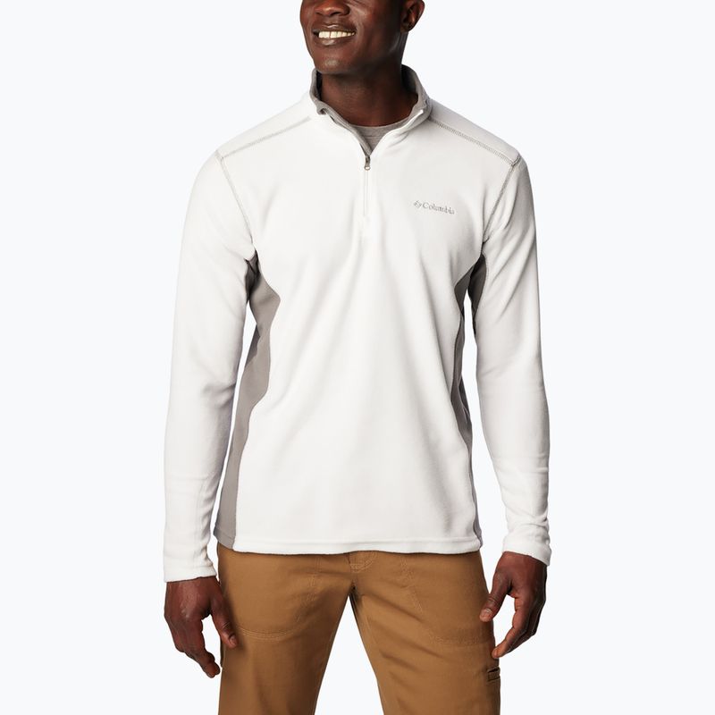 Columbia Klamath Range II HZ alb / oraș gri bărbați fleece hanorac