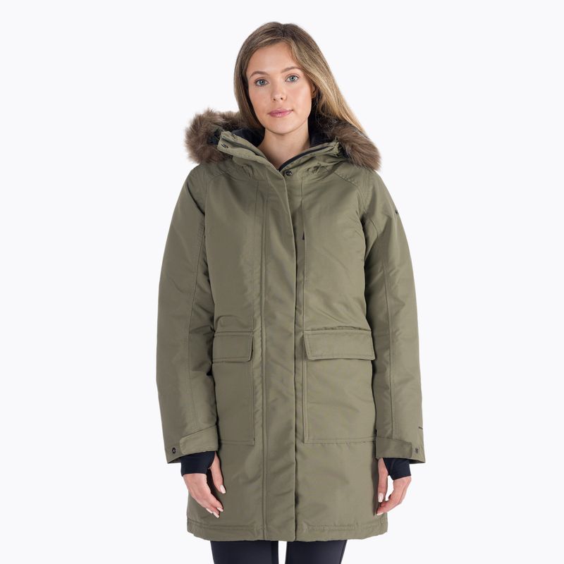 Columbia jachetă în puf pentru femei Little Si Insulated Parka verde 1957693