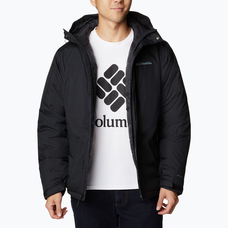 Columbia Oak Harbor Insulated jachetă de bărbați în jos negru 1958661