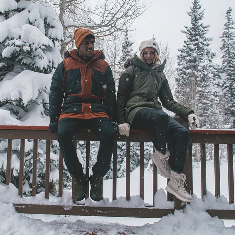 Cizme de zăpadă Columbia Slopeside Peak Luxe piatră închisă/sare de mare pentru femei 22