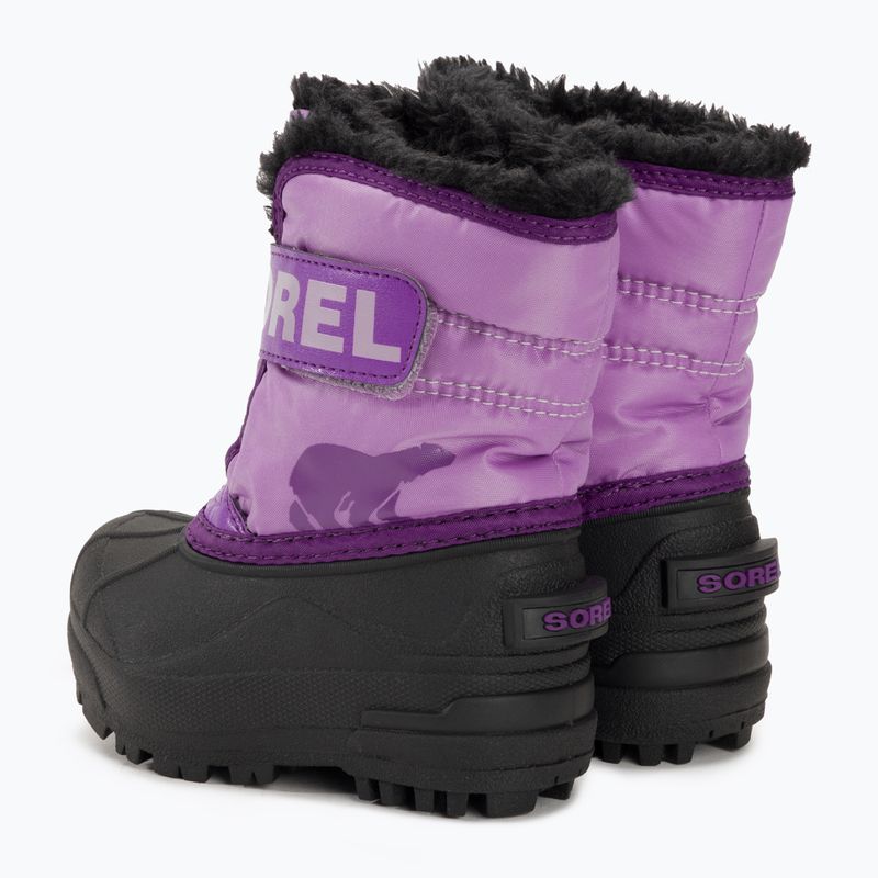 Ghete pentru copii Sorel Snow Commander gumdrop/purple violet 3