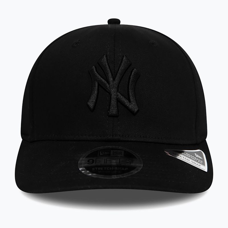 New Era Tonal Black 9Fifty Stretch Snap New York Yankees șapcă negru 3