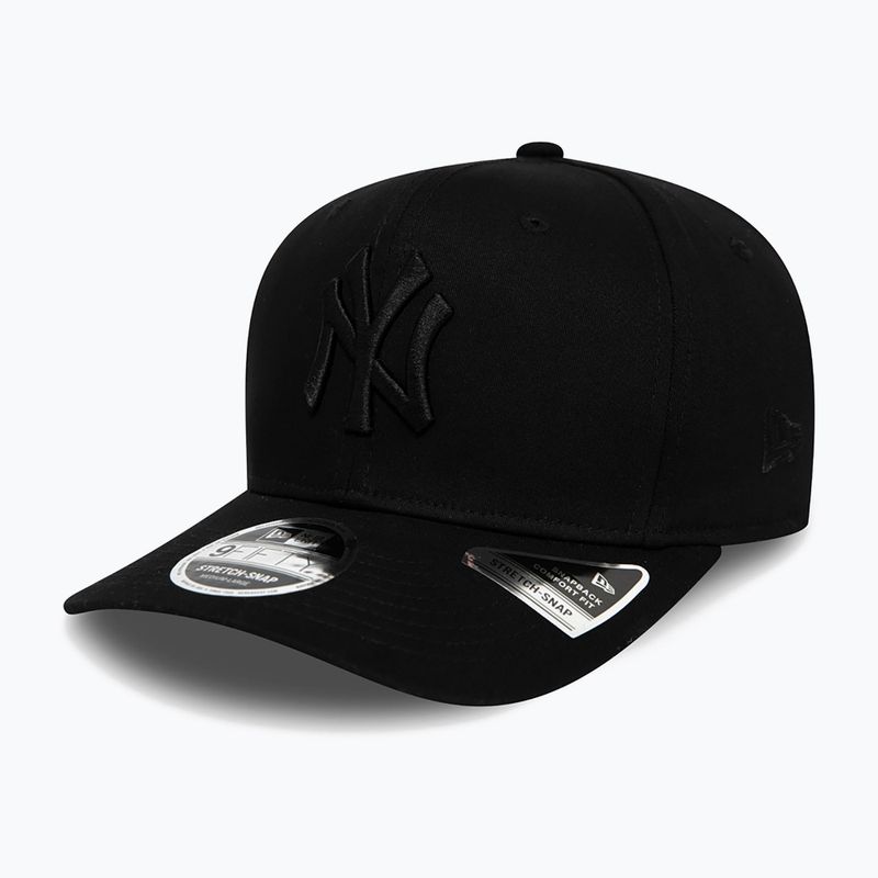 New Era Tonal Black 9Fifty Stretch Snap New York Yankees șapcă negru 4