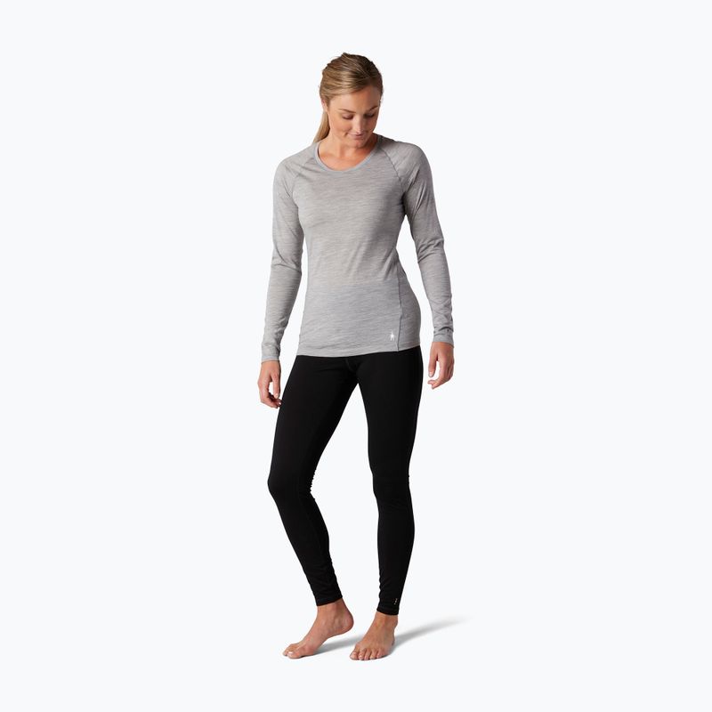 Bluză termică damă Smartwool Merino 150 Baselayer Boxed light gray heather 5