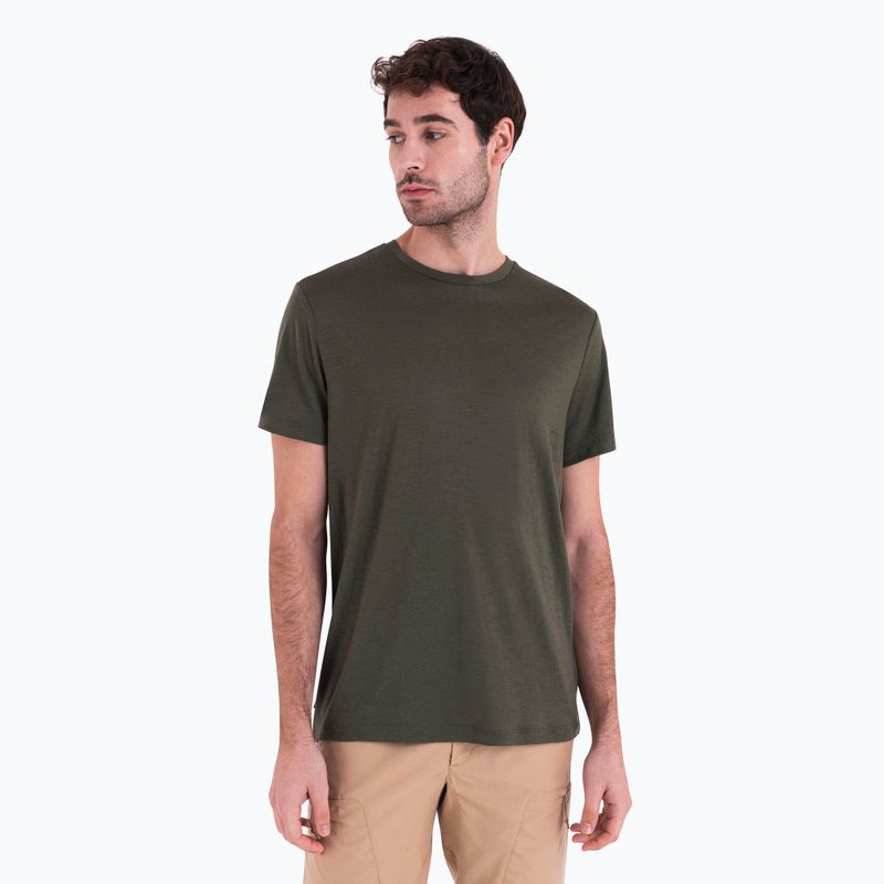 Tricou de trekking pentru bărbați icebreaker Merino 150 Tech Lite III loden
