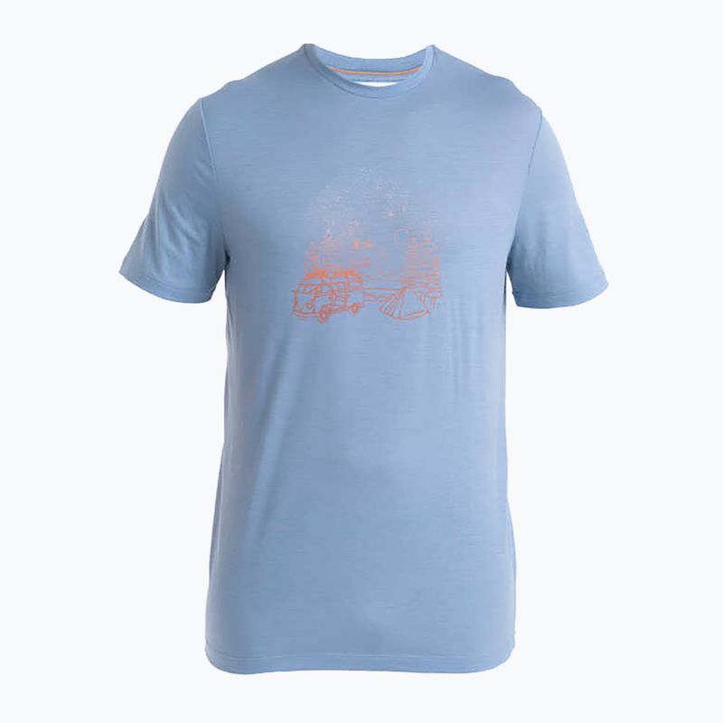 Tricou de trekking pentru bărbați icebreaker Merino 150 Tech Lite III kyanite 5