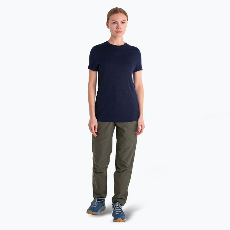 Tricou de trekking pentru femei  icebreaker Merino 150 Tech Lite III midnight navy 2