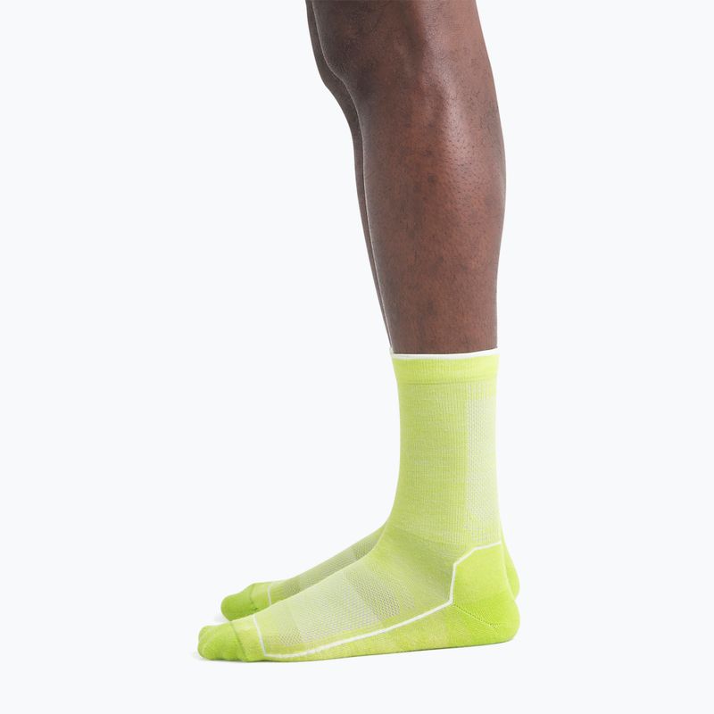 Șosete de trekking pentru bărbați icebreaker Anatomica Cool-Lite 3Q Crew hyper/snow 2