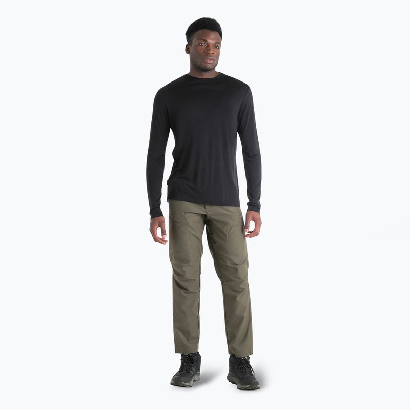 Longsleeve de trekking pentru bărbați icebreaker Merino 125 Cool-Lite Sphere III LS Tee black 2