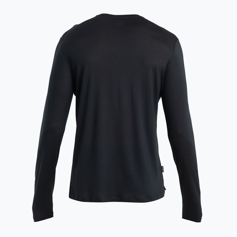 Longsleeve de trekking pentru bărbați icebreaker Merino 125 Cool-Lite Sphere III LS Tee black 6