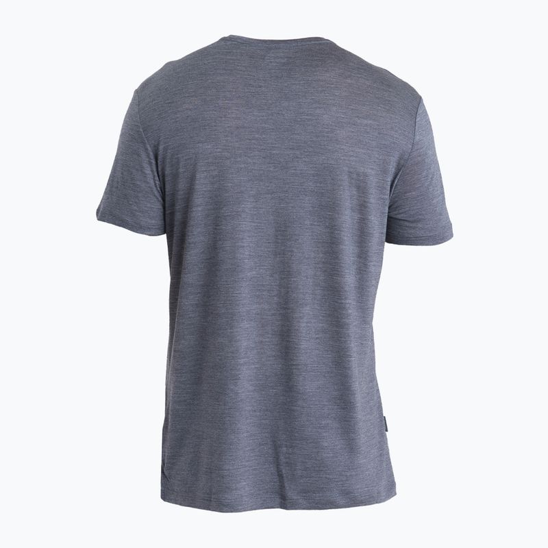 Tricou de trekking pentru bărbați icebreaker Merino 125 Cool-Lite Sphere III SS Tee midnight navy 8